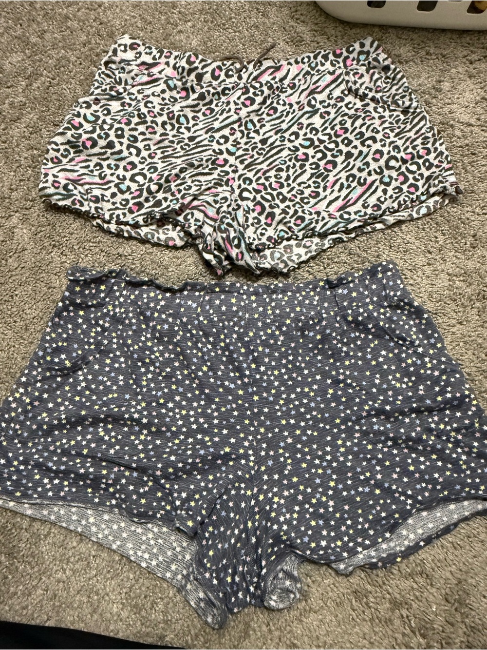 Women’s Star-Print Navy Sleep Shorts